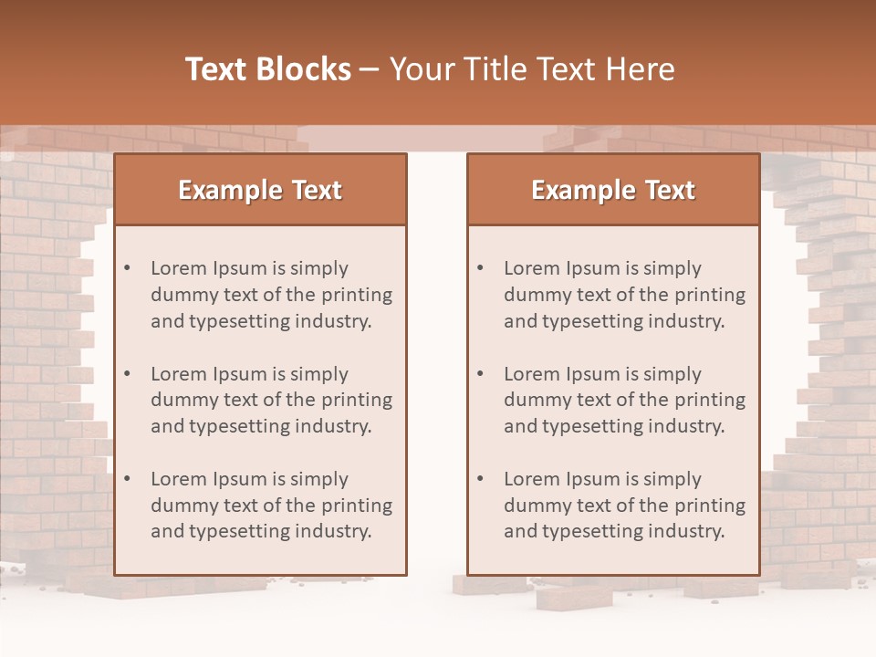 Backdrop Type Cement PowerPoint Template