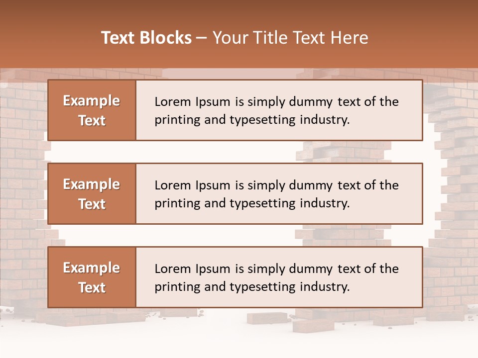 Backdrop Type Cement PowerPoint Template