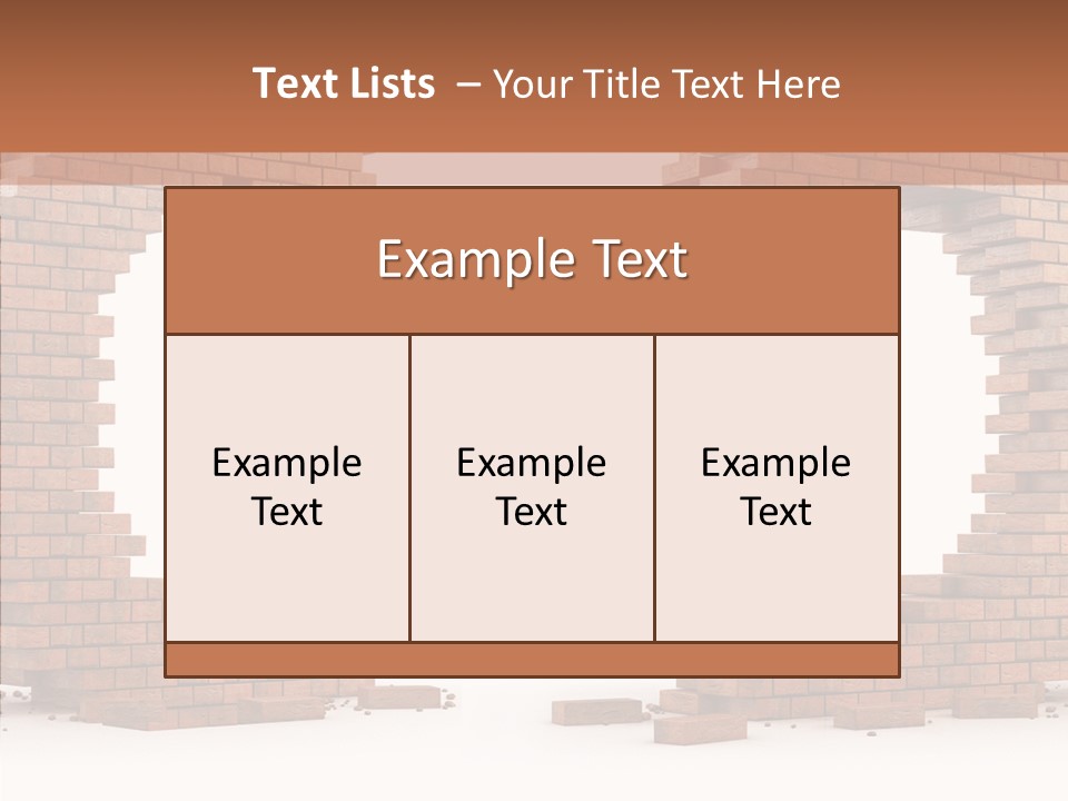 Backdrop Type Cement PowerPoint Template