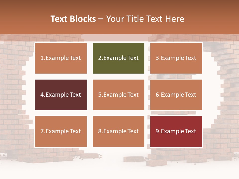 Backdrop Type Cement PowerPoint Template