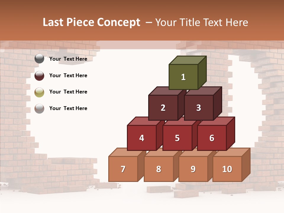 Backdrop Type Cement PowerPoint Template