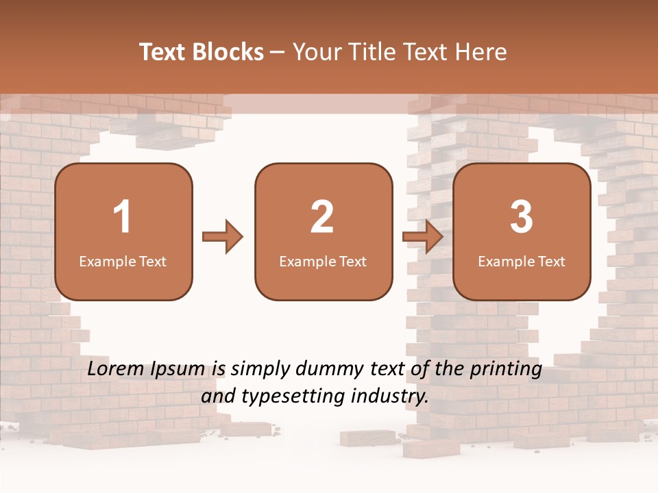 Backdrop Type Cement PowerPoint Template