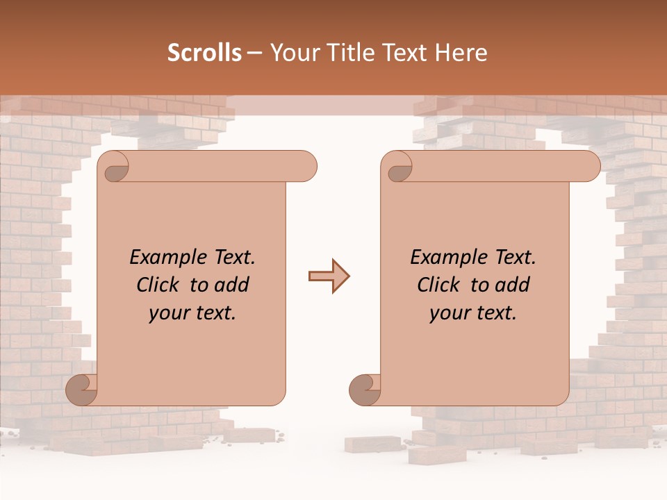 Backdrop Type Cement PowerPoint Template