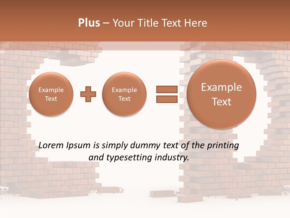 Backdrop Type Cement PowerPoint Template