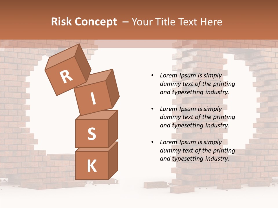 Backdrop Type Cement PowerPoint Template