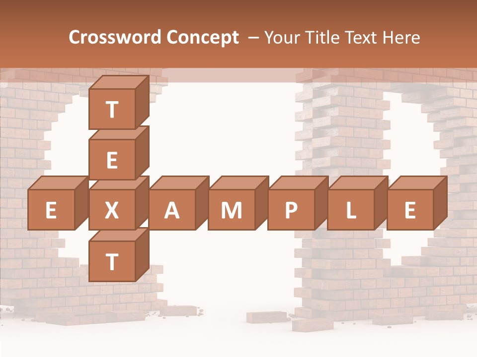 Backdrop Type Cement PowerPoint Template