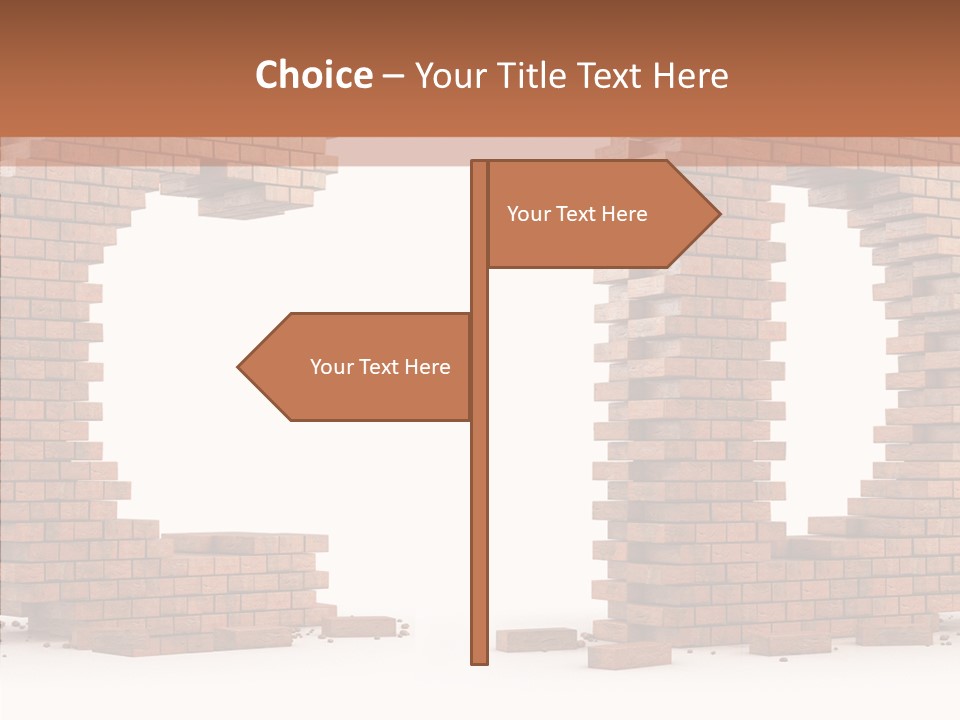 Backdrop Type Cement PowerPoint Template