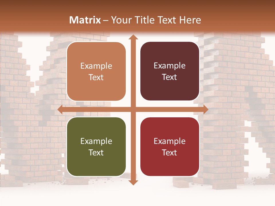 Brick Design Architecture PowerPoint Template