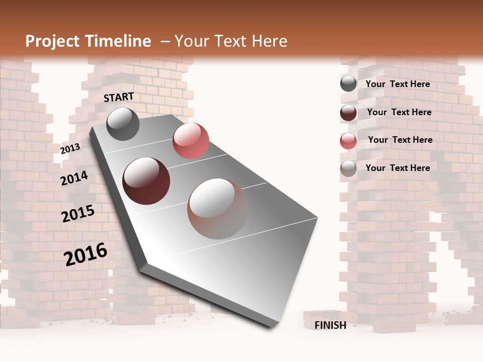 Brick Design Architecture PowerPoint Template
