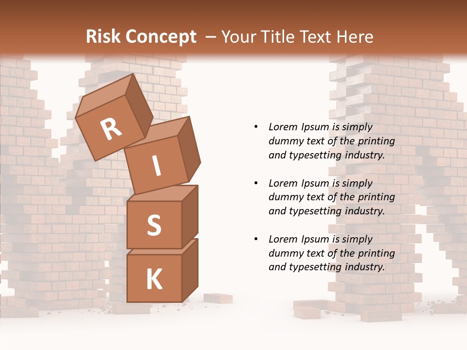 Brick Design Architecture PowerPoint Template