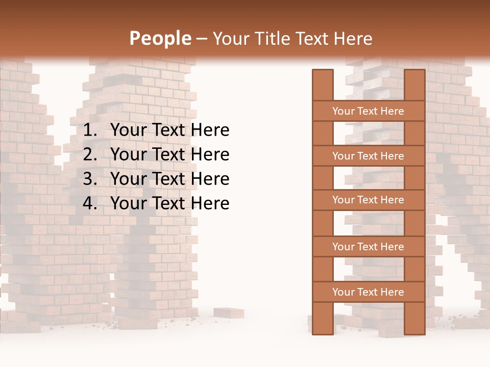 Brick Design Architecture PowerPoint Template
