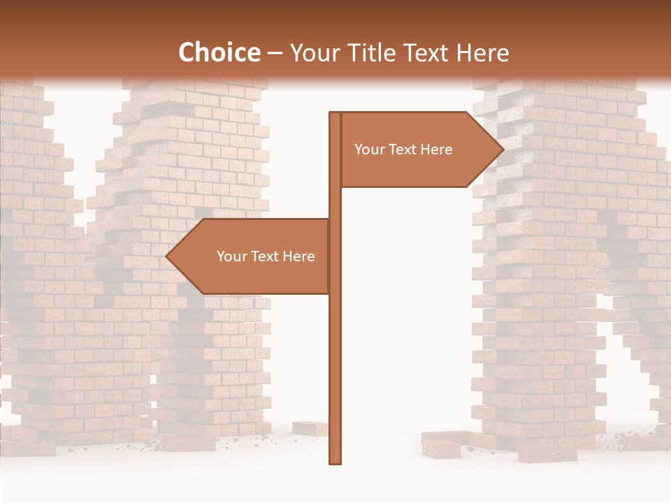 Brick Design Architecture PowerPoint Template