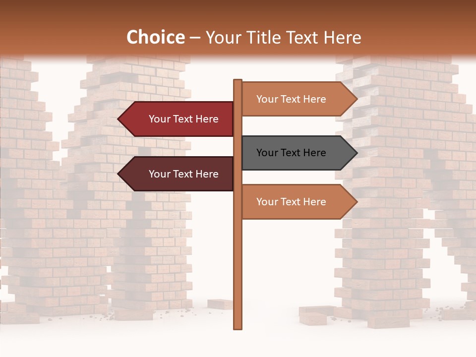 Brick Design Architecture PowerPoint Template