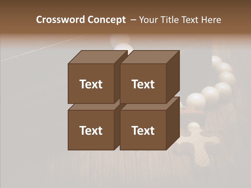 Beads Background Book PowerPoint Template