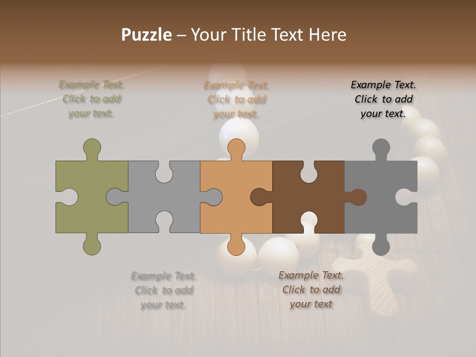 Beads Background Book PowerPoint Template