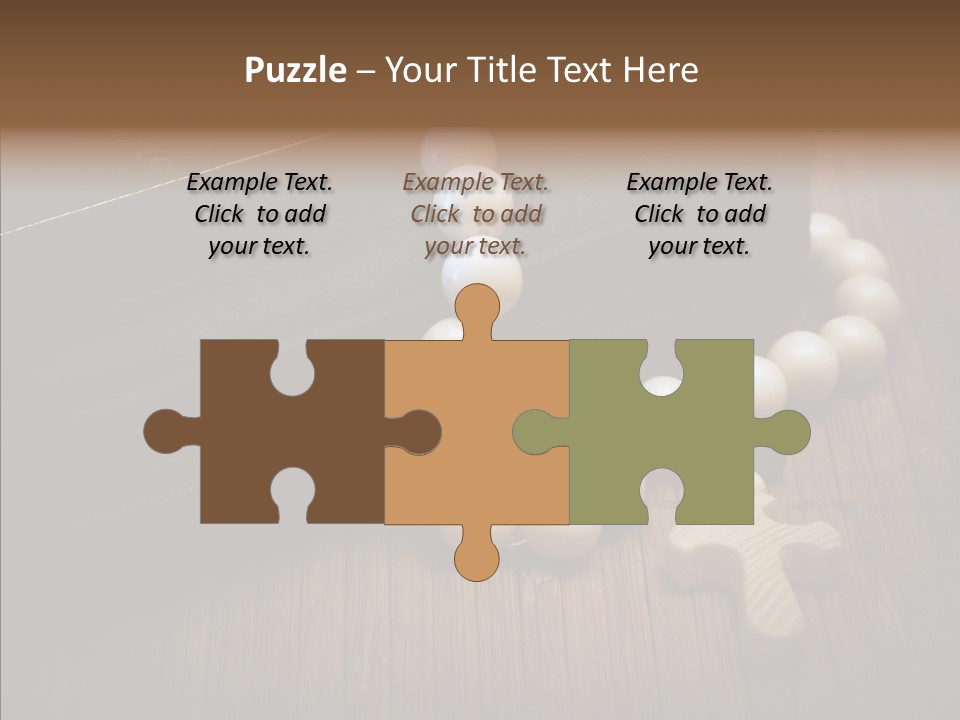 Beads Background Book PowerPoint Template