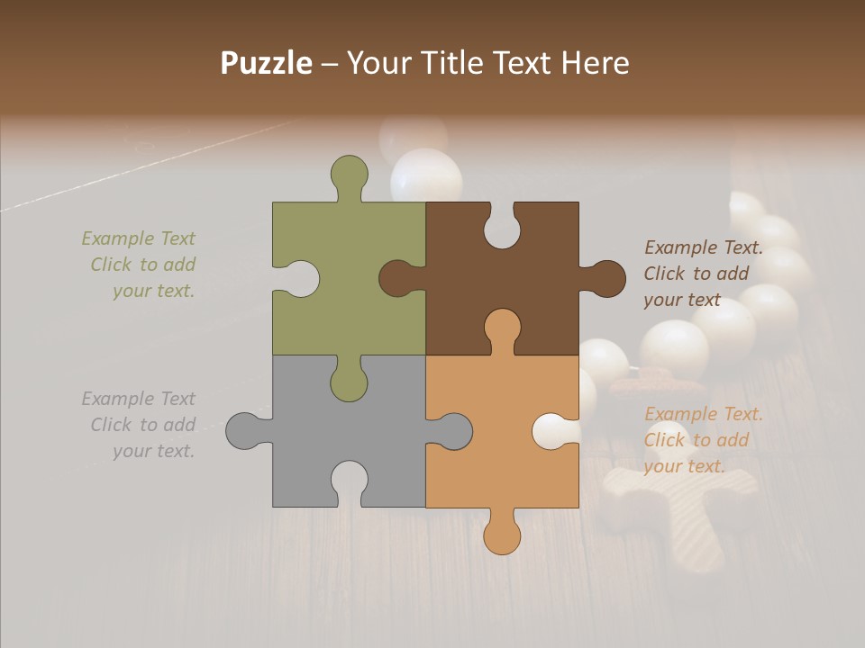 Beads Background Book PowerPoint Template