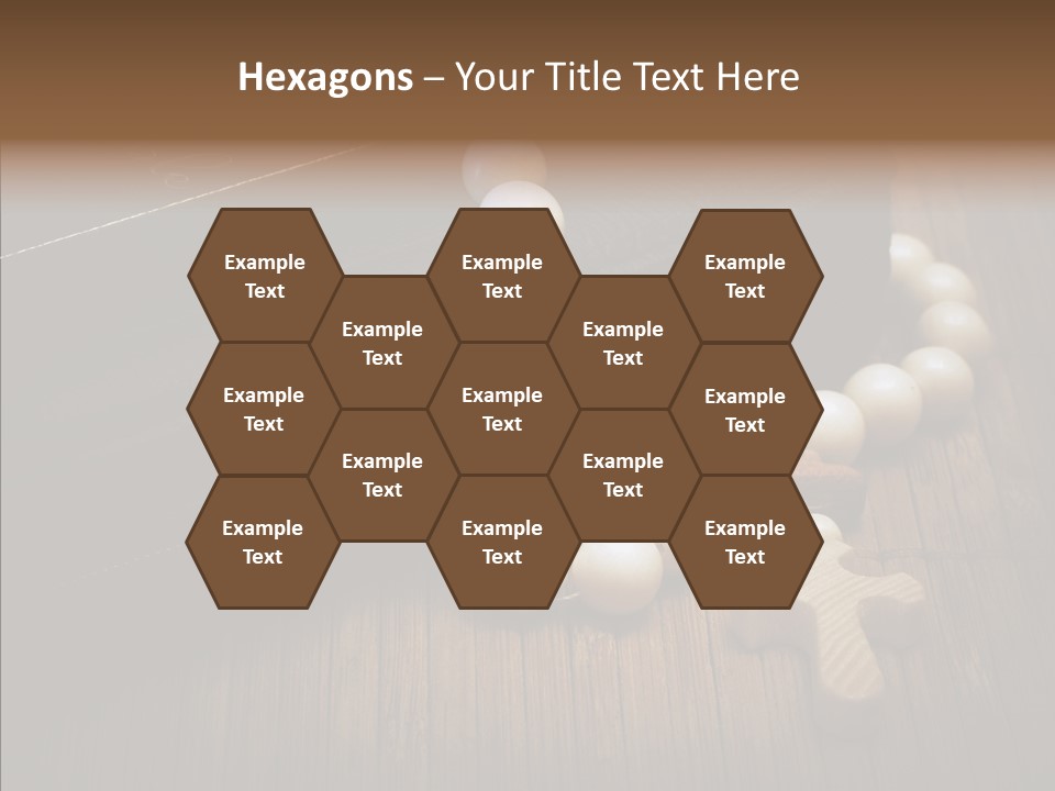 Beads Background Book PowerPoint Template