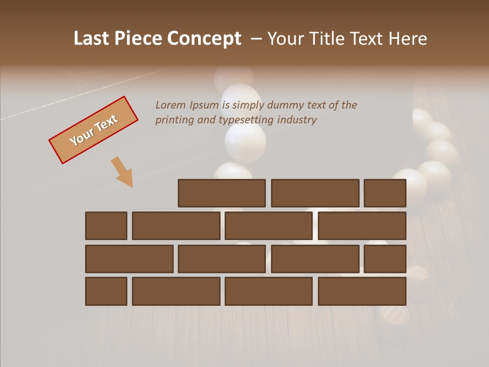 Beads Background Book PowerPoint Template