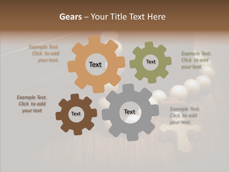 Beads Background Book PowerPoint Template