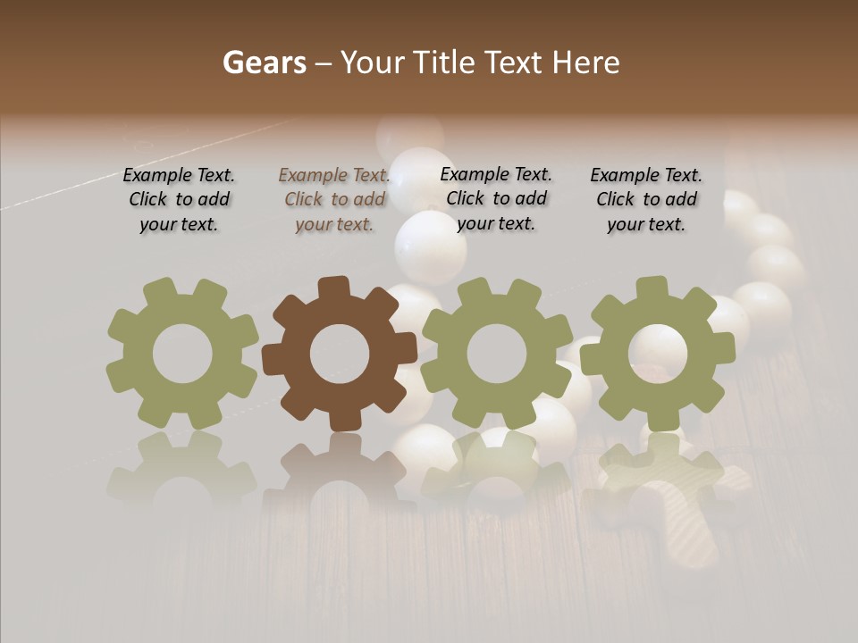 Beads Background Book PowerPoint Template