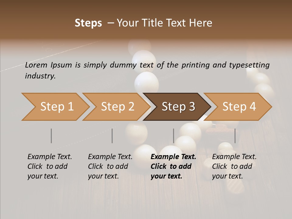 Beads Background Book PowerPoint Template