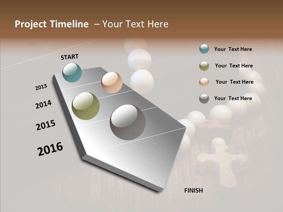 Beads Background Book PowerPoint Template