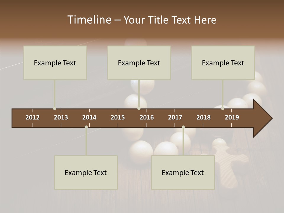 Beads Background Book PowerPoint Template