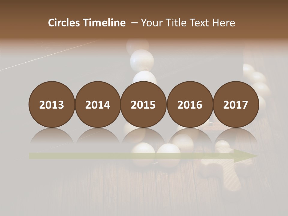 Beads Background Book PowerPoint Template