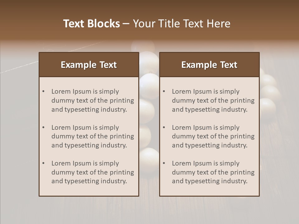 Beads Background Book PowerPoint Template