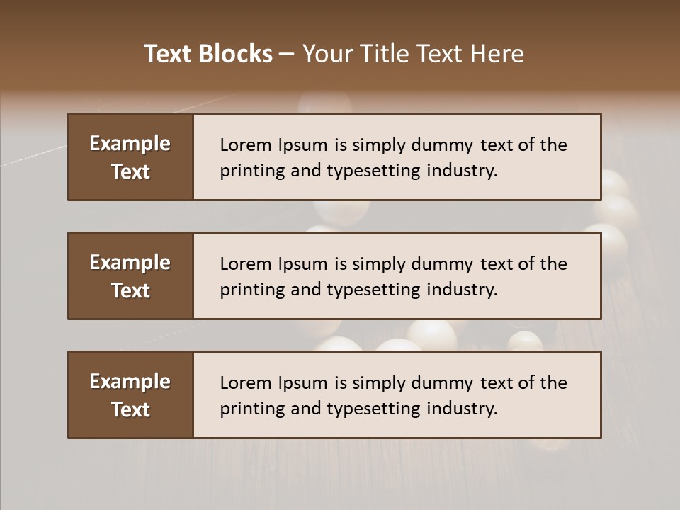 Beads Background Book PowerPoint Template
