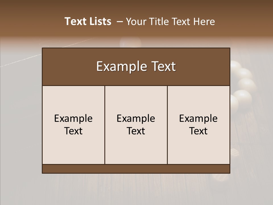 Beads Background Book PowerPoint Template