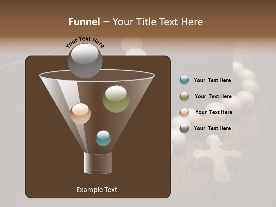 Beads Background Book PowerPoint Template