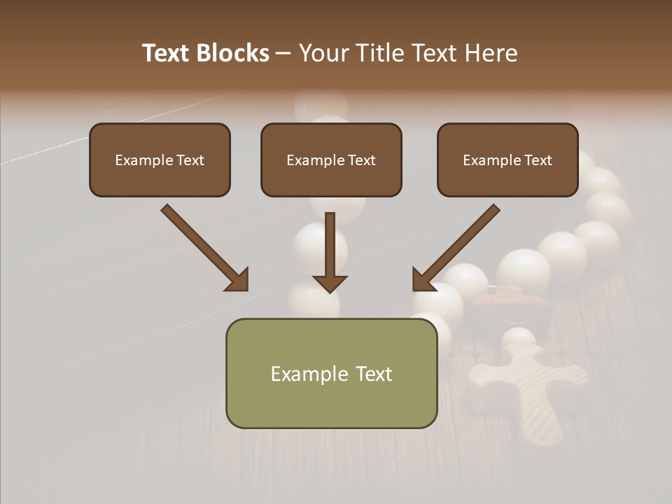 Beads Background Book PowerPoint Template