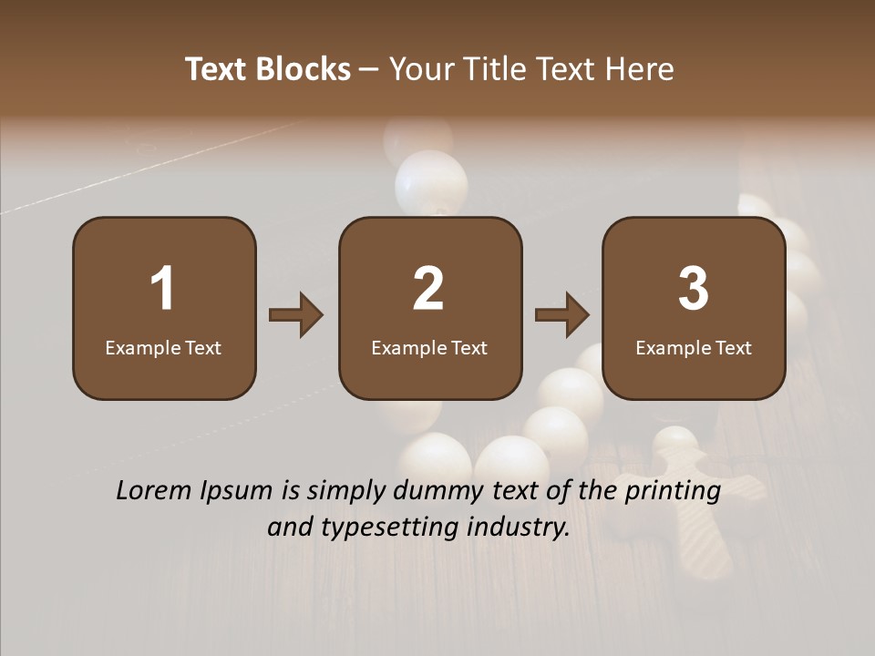 Beads Background Book PowerPoint Template