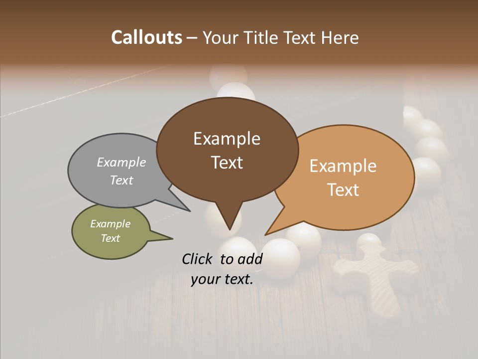 Beads Background Book PowerPoint Template