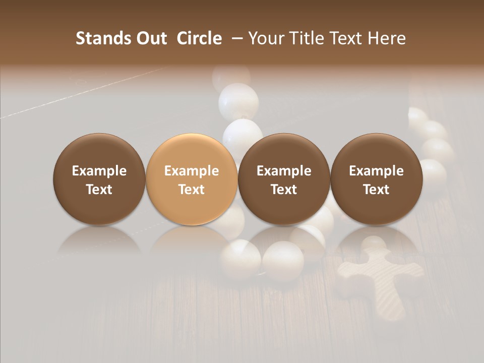 Beads Background Book PowerPoint Template