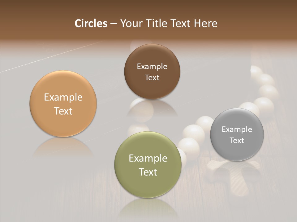 Beads Background Book PowerPoint Template