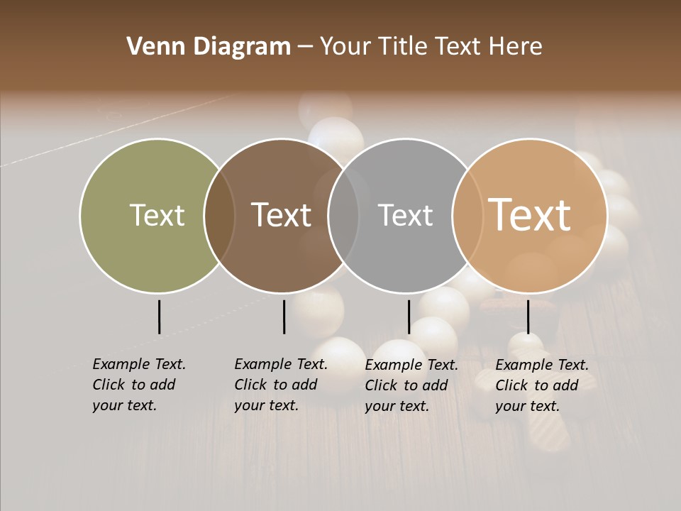 Beads Background Book PowerPoint Template