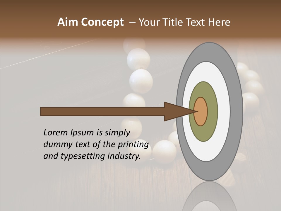 Beads Background Book PowerPoint Template