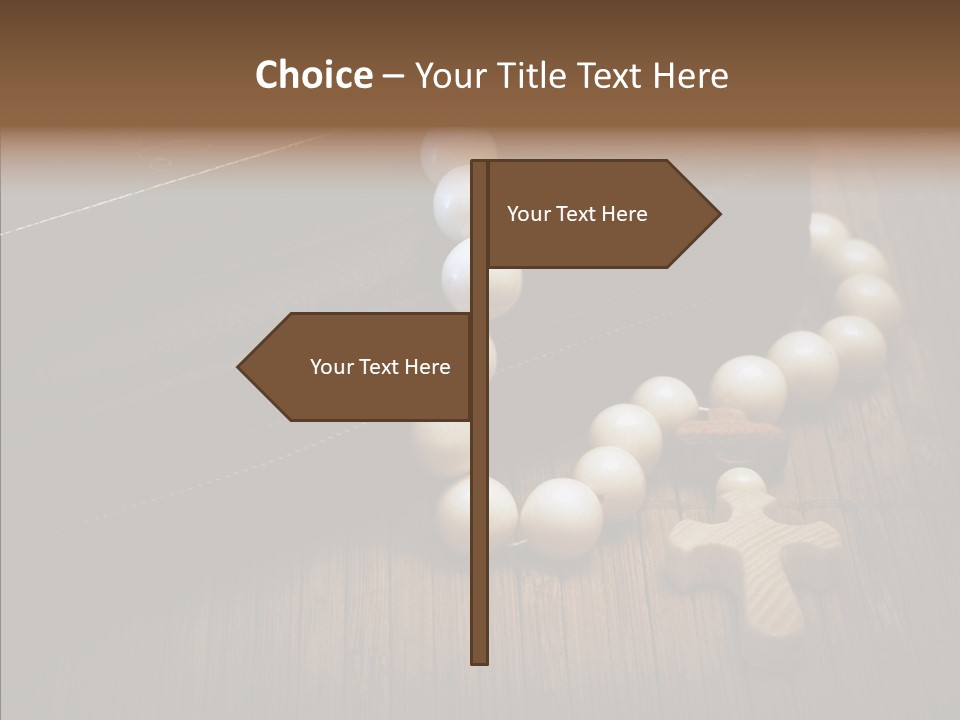 Beads Background Book PowerPoint Template