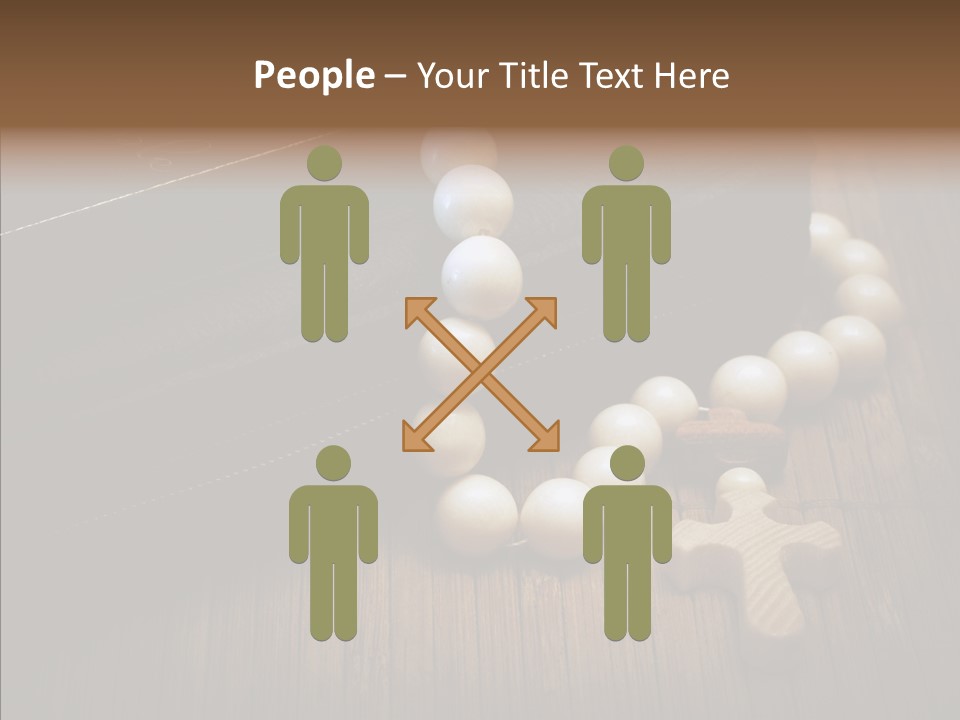 Beads Background Book PowerPoint Template