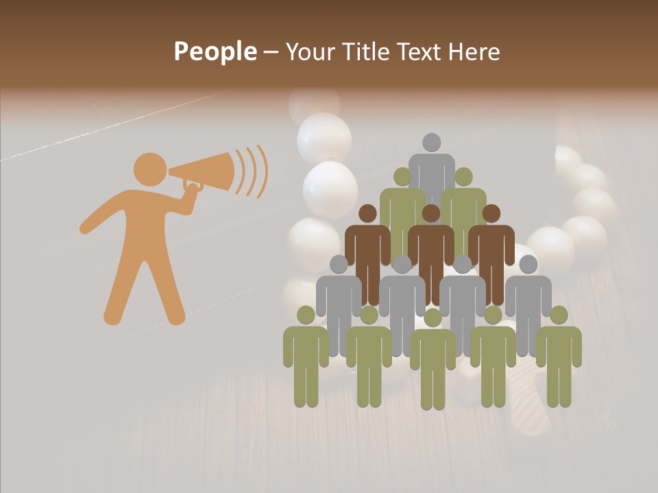 Beads Background Book PowerPoint Template