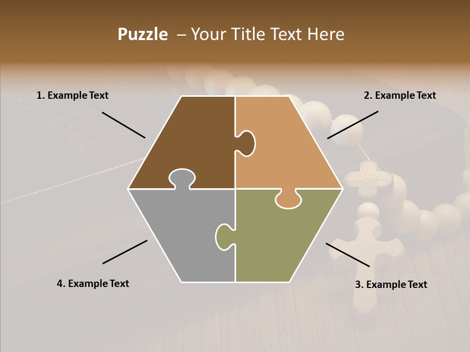 Brown Holy God PowerPoint Template