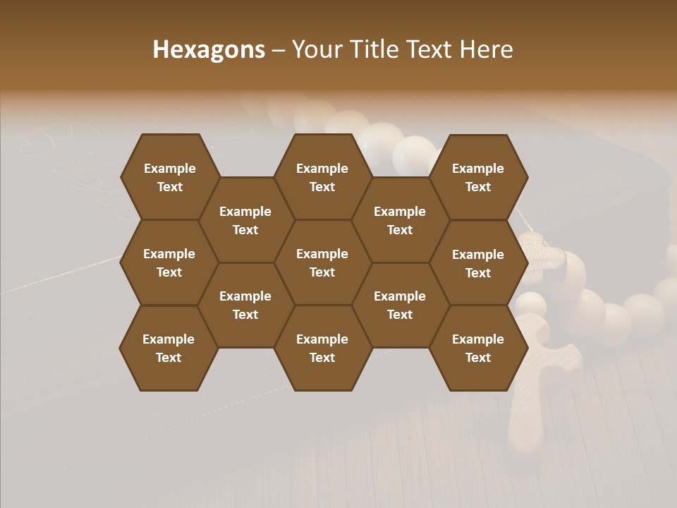 Brown Holy God PowerPoint Template