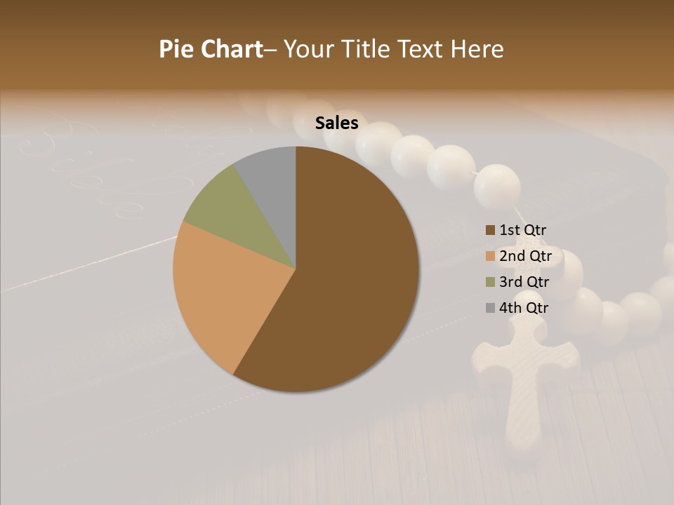 Brown Holy God PowerPoint Template