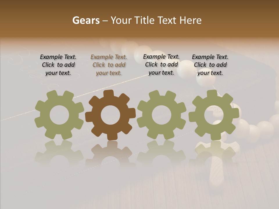 Brown Holy God PowerPoint Template