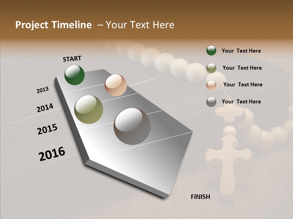 Brown Holy God PowerPoint Template