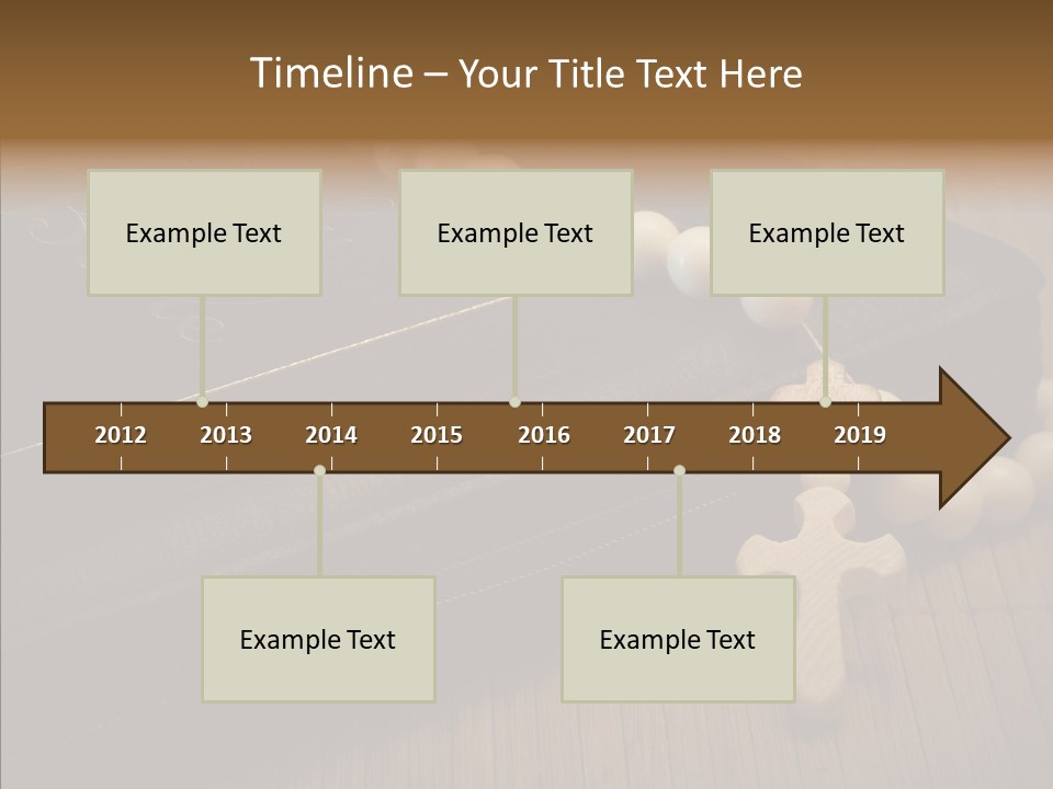 Brown Holy God PowerPoint Template