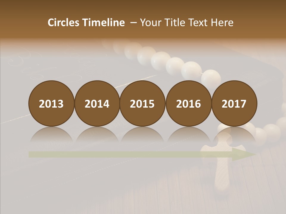 Brown Holy God PowerPoint Template